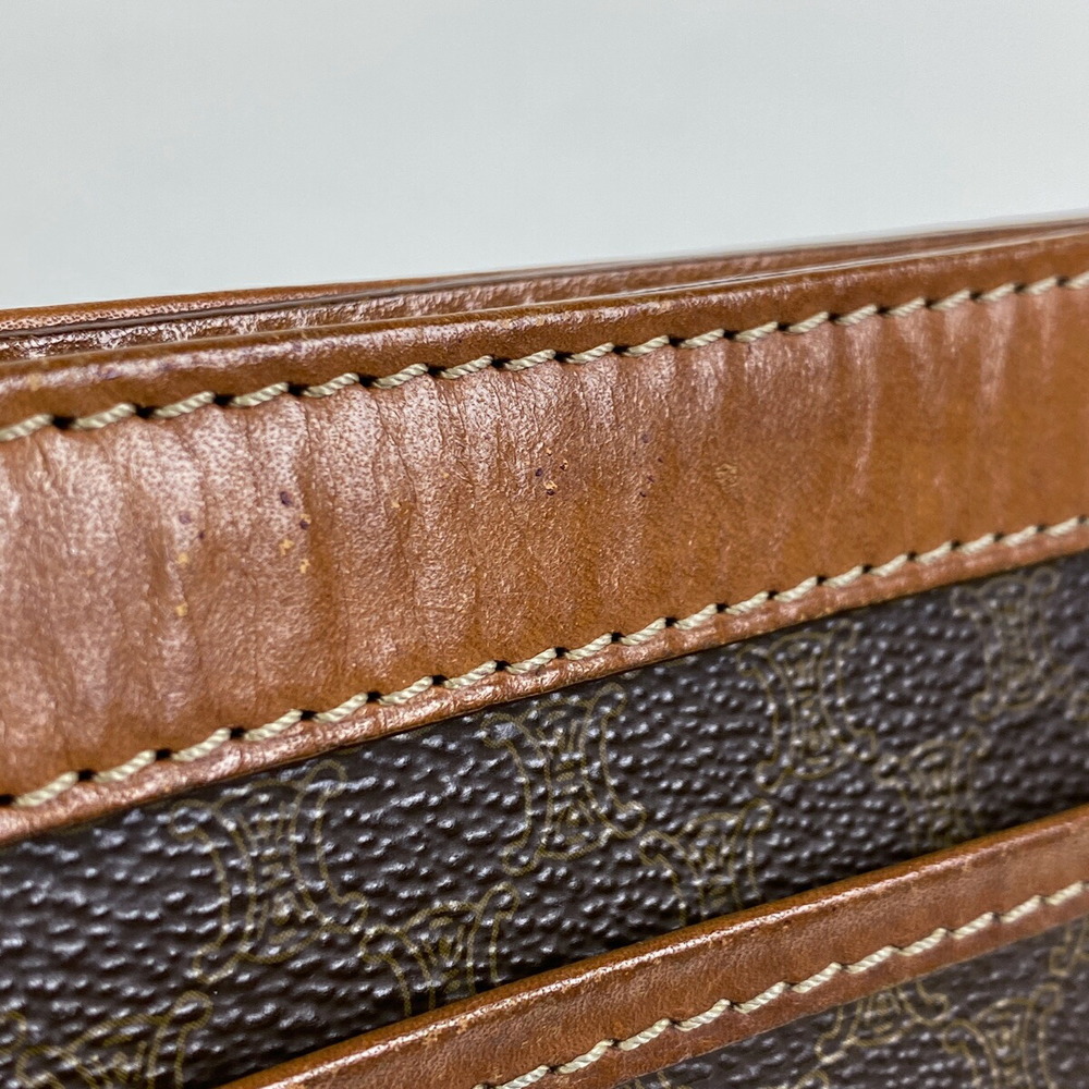 Celine Macadam Pattern All Over Canvas Clutch Bag… - image 3